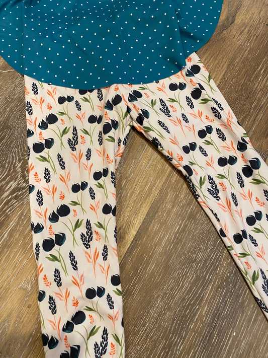 2T Leggings and peplum