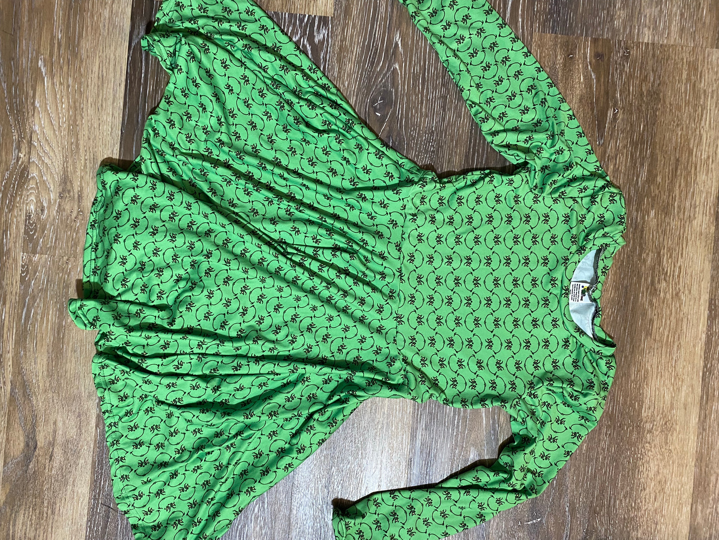 Holiday Green Man Twirl Dress - 6